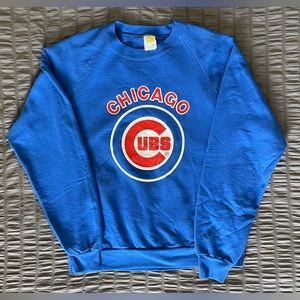 Vintage Chicago Cubs Crewneck Sweatshirt 90s Fits Like Medium/Large